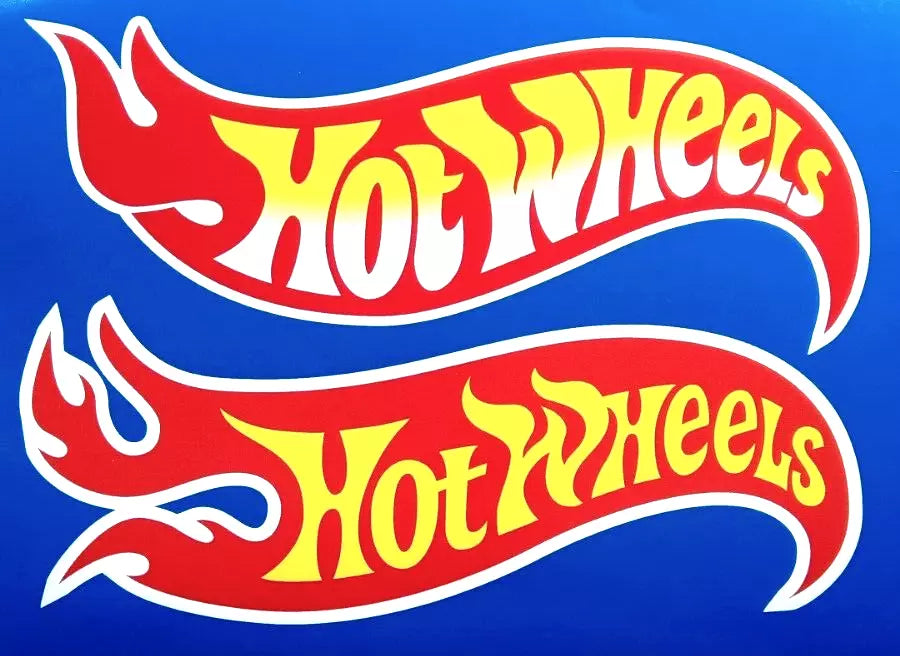 Hotwheels Toy Cars Racetrack Vinyl Stickers set