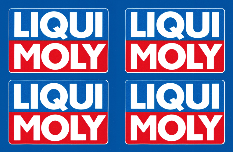 LIQUI MOLY oils engine treatment motorsport petroleum vinyl stickers 150mm