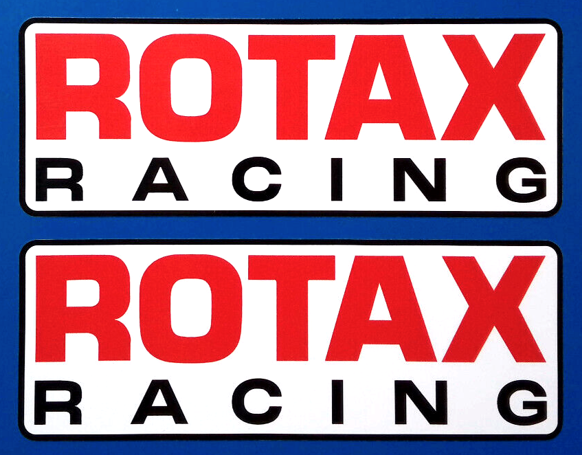 Rotax Racing Motorsport Karting Helmet Vinyl Stickers 150mm
