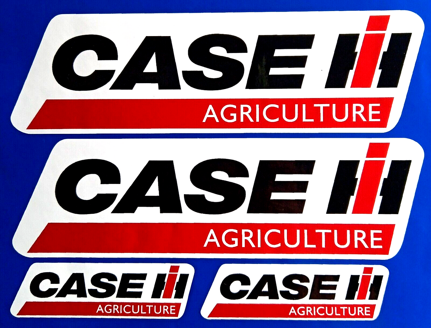 Case IH Agriculture Tractor Vinyl Stickers 200mm Farming Harvester set