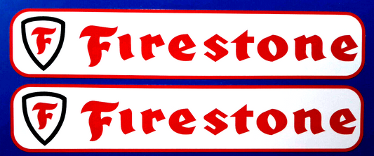 Firestone Tyres Stickers Motorsport Rally X2 Decal Vinyl Stickers 200mm