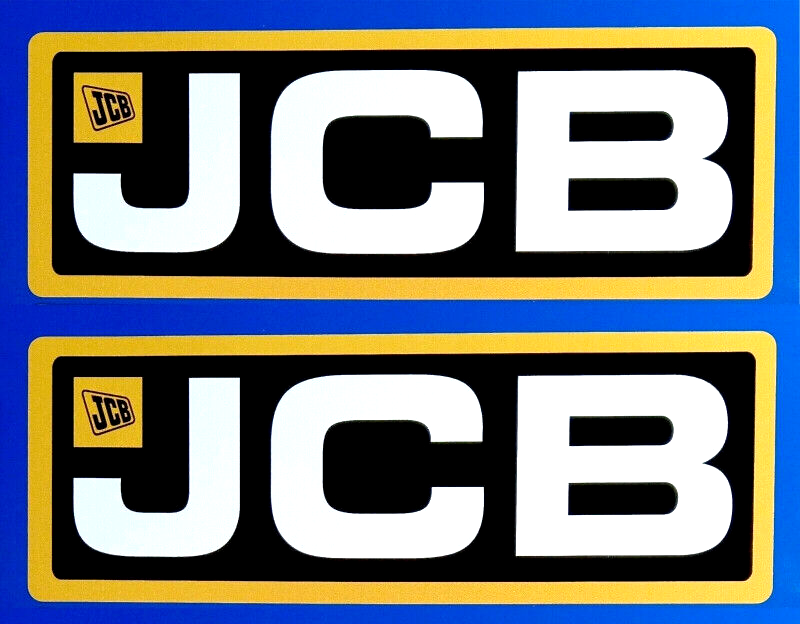 Jcb Digger Dumper Plant Hire Vinyl Stickers 200mm