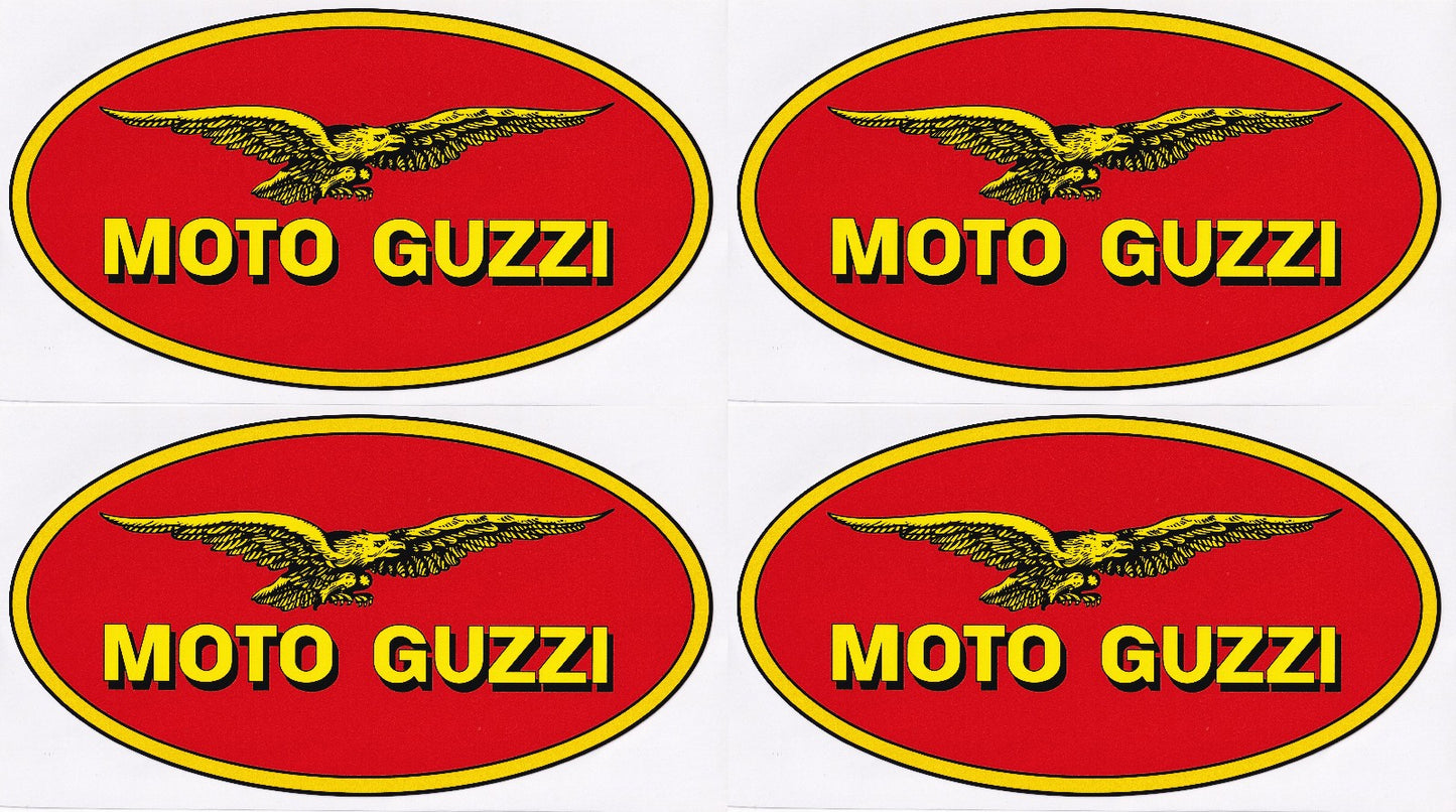 Moto Guzzi eagle classic motorcycle motorbike vinyl stickers 140mm