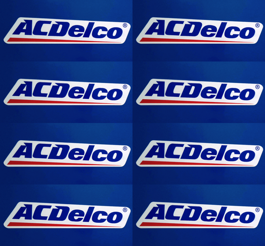 AC Delco Car Parts & Accessories Vinyl Stickers 150mm