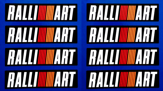 Ralliart Drag Car Truck Racing Vinyl Stickers 100mm