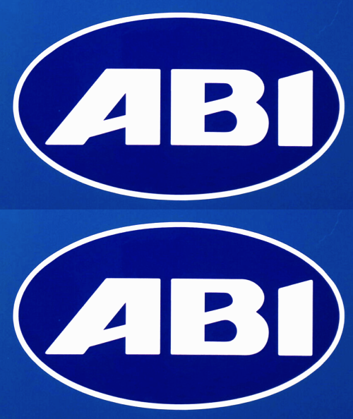 Abi Caravan Motorhome Camping Decal Vinyl Stickers 150mm