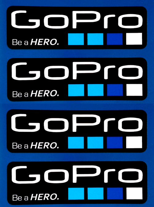 Gopro Be A Hero Vinyl Stickers Camera Sport Drone 150mm