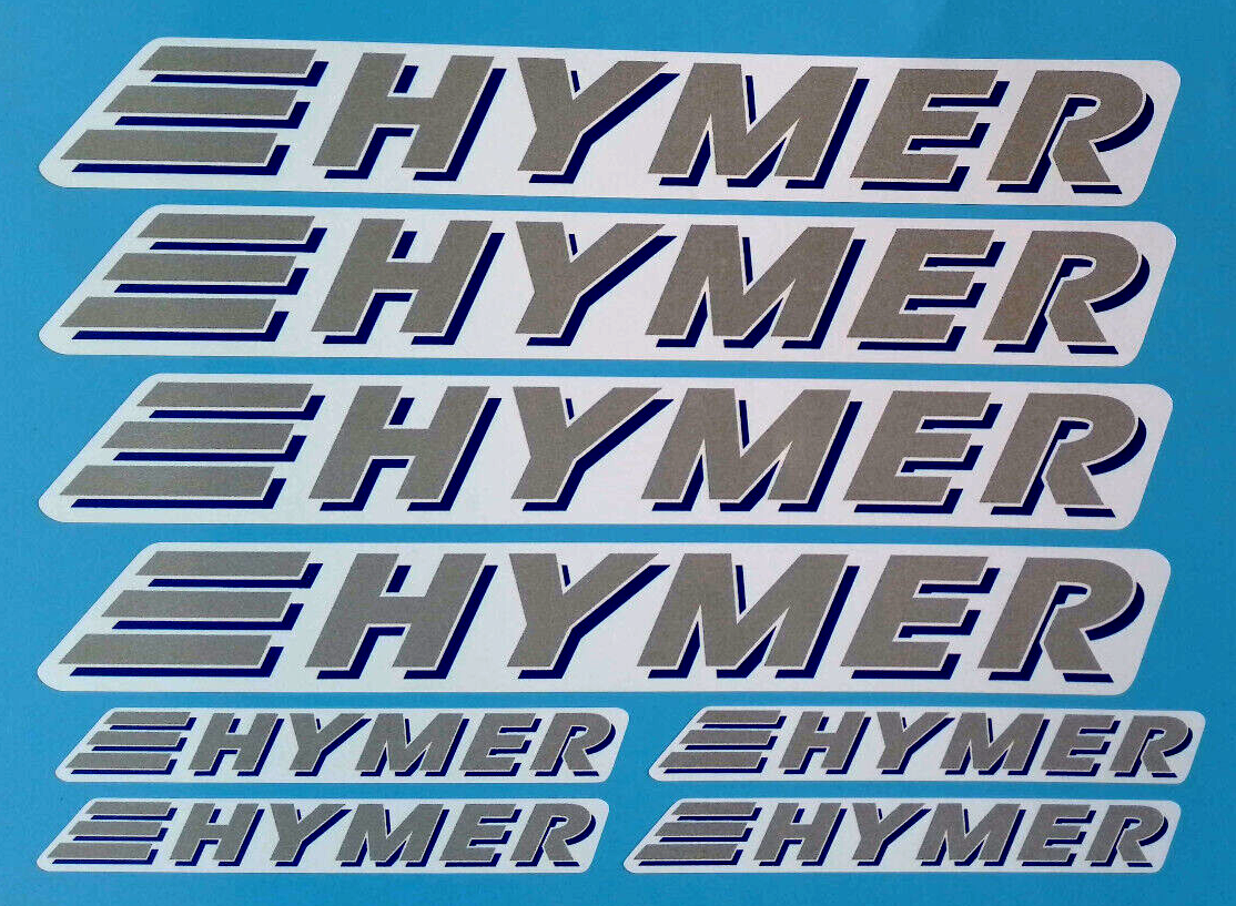 Hymer Motorhome Camper Decal Vinyl Stickers 3d Effect set