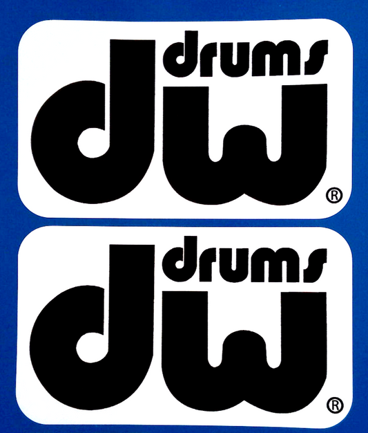 DW Drums Vinyl Stickers X2 140mm