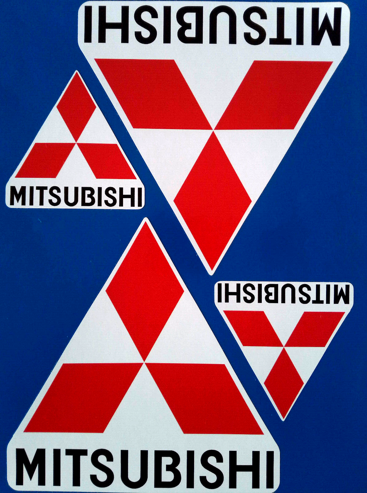 Mitsubishi Car Motorsport Decal Vinyl Stickers