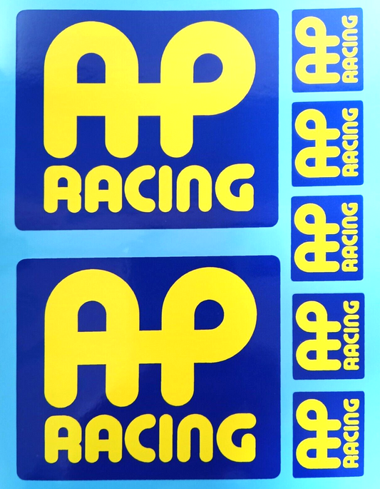 AP Racing Old Style Motorsport Decal Vinyl Stickers