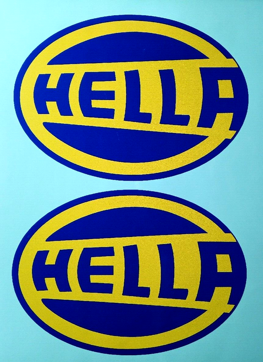 Hella Spot Light Vinyl Stickers Classic Rally Motorsport