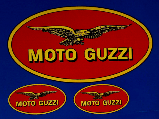 Moto Guzzi Eagle Racing Classic Motorcycle Vinyl Stickers