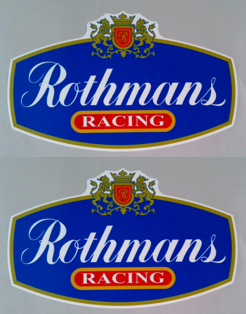 Rothmans Racing Car Rally Motorsport Vinyl Stickers 200mm