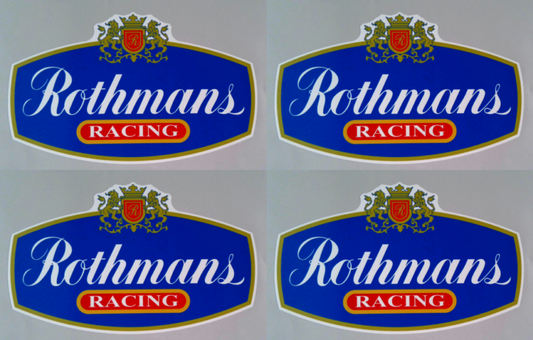 Rothmans Racing Car Rally Motorsport Vinyl Stickers 150mm
