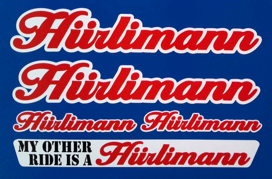 Hurlimann Tractor Farming Decal Vinyl Stickers X 5