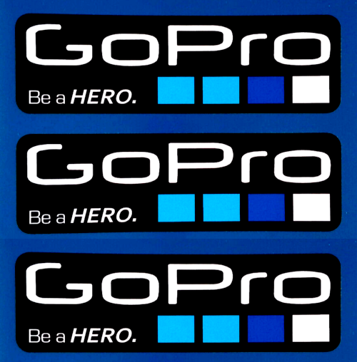 Gopro Be A Hero Vinyl Stickers Camera Sport Drone 200mm