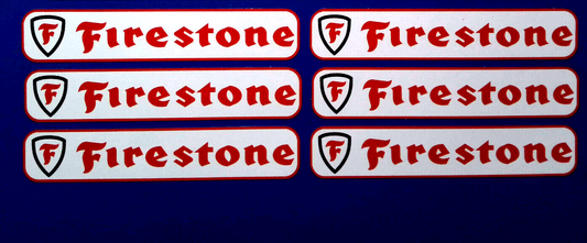 Firestone Tyres Stickers Motorsport Rally X6