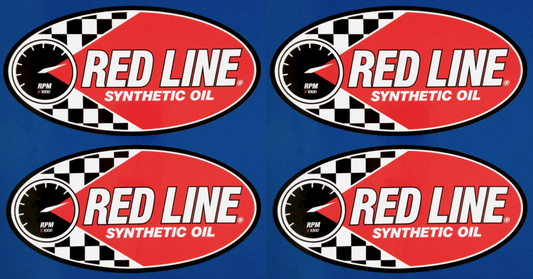 Red Line Motorsport Oil & Additive Vinyl Stickers 100mm