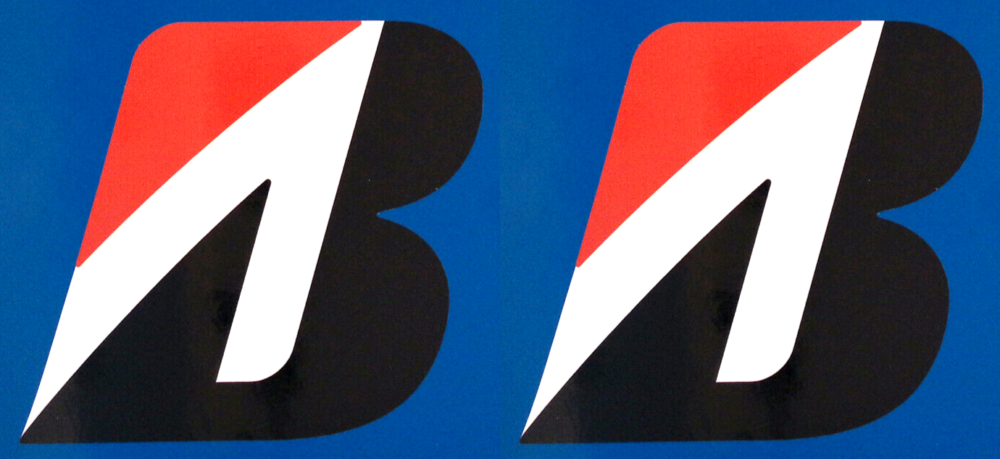 Bridgestone Tyres Logo Vinyl Stickers 100mm