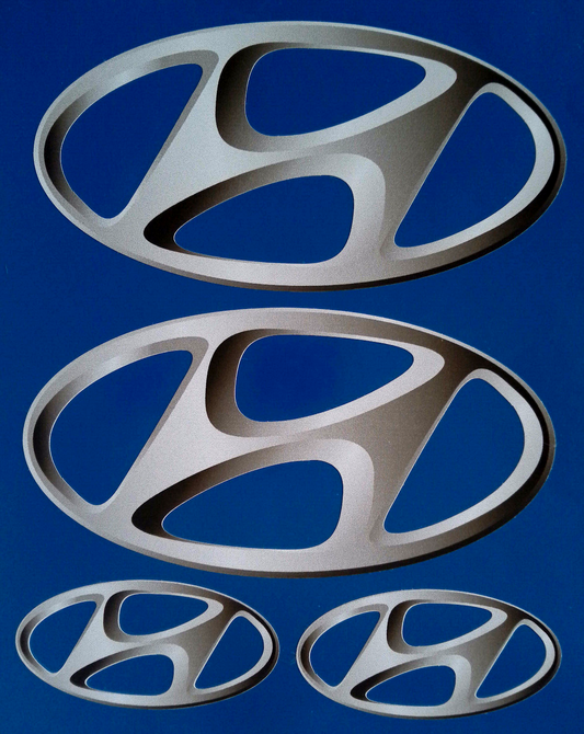 Hyundai Car Motorsport Vinyl Stickers 3d