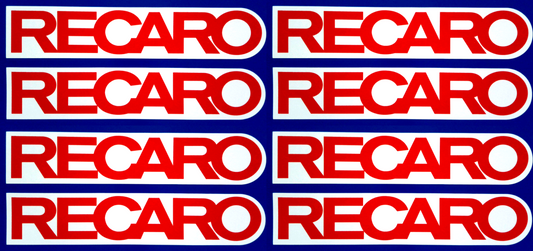 Recaro Car Seats Motorsport Decal Vinyl Stickers 100mm