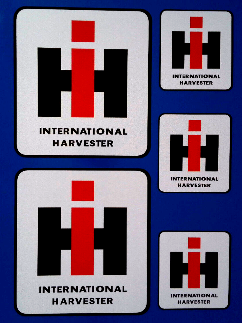 International Harvester Farming Agriculture Decal Vinyl Stickers set