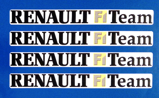 Renault F1 Classic Team Racing Motorsport Vinyl Stickers 150mm
