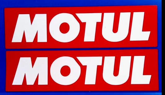 Motul Oil Track Bike Racing Vinyl Stickers 200mm
