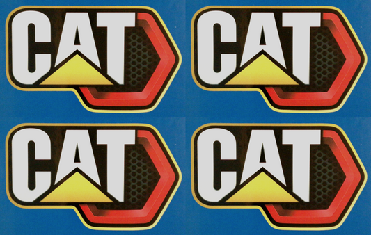 Cat Caterpillar Heavy Plant Machinery Vinyl Stickers