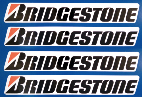Bridgestone Tyres Logo 1984 To 2011 Vinyl Stickers 200mm