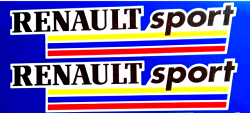 Renault Sport Racing Rally F1 Vinyl Stickers 200mm
