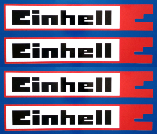 Einhell Power Tools Garage Workshop Vinyl Stickers 150mm