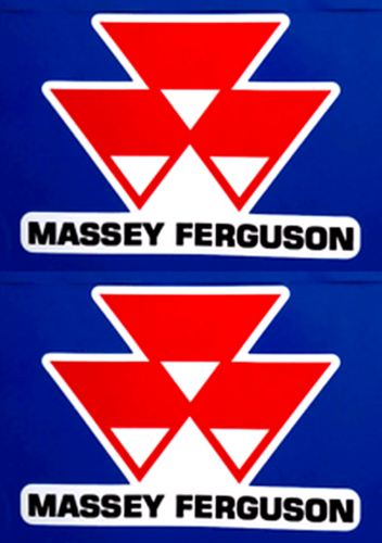 Massey Ferguson Decal Vinyl Stickers Farming Tractor 4x4 Agriculture 125mm