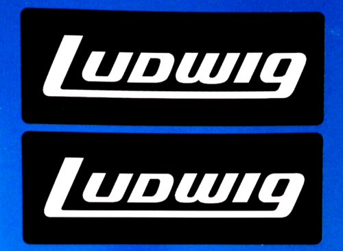 Ludwig Drums Vinyl Stickers X2 Percussion 140mm