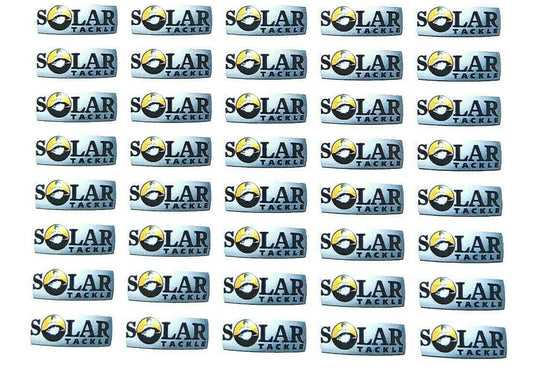Solar Fishing Tackle New Logo Bobbin Bank Stick Decals Stickers