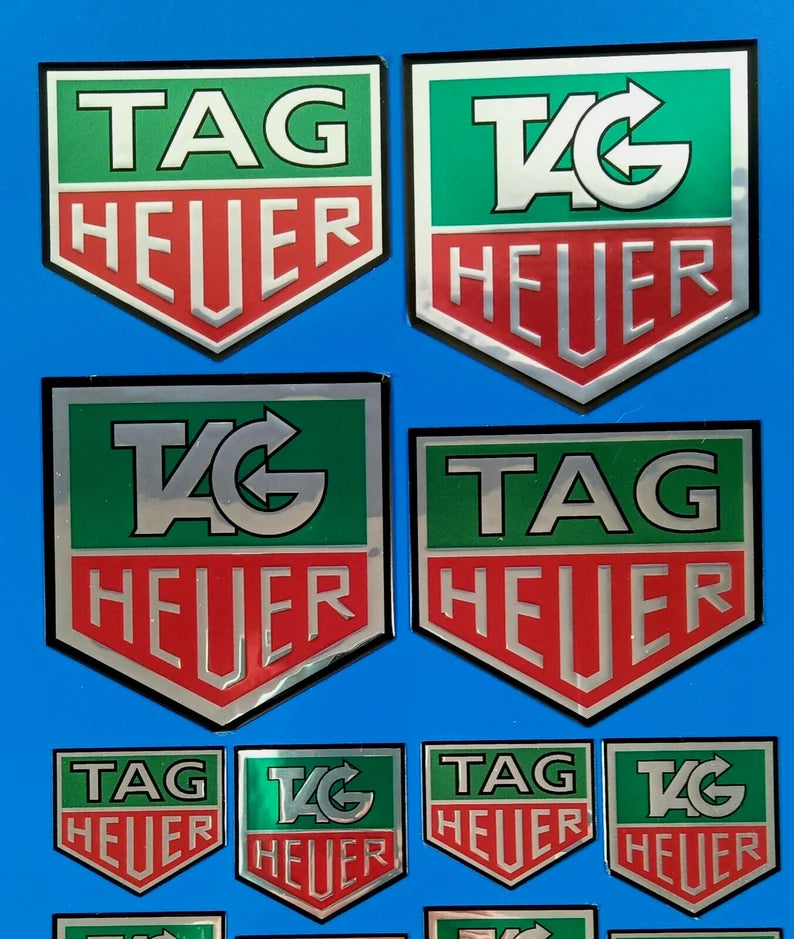 Tag Heuer Classic Chrome Vinyl Stickers Redsigns