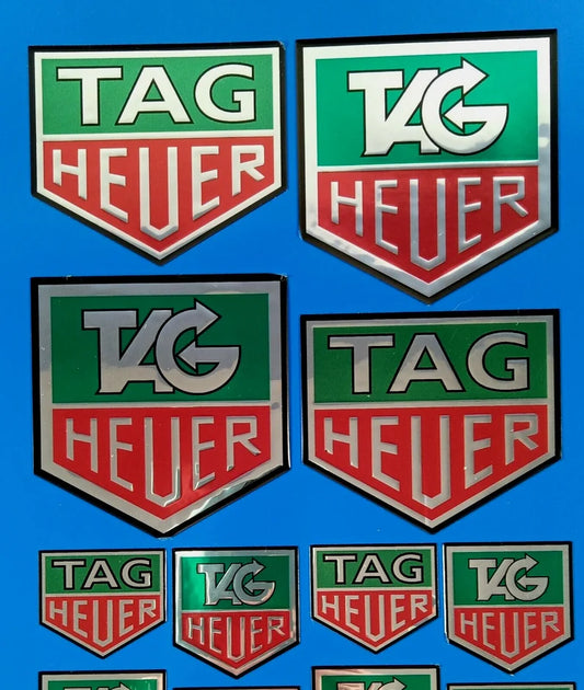 Tag Heuer Classic Chrome Vinyl Stickers