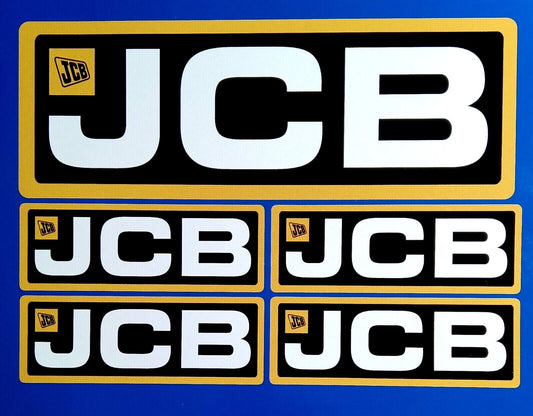 Jcb Digger And Dumper Vinyl Decal Stickers