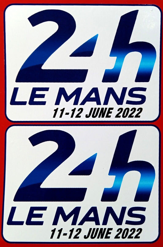 Le Mans 24 Hr Race 2022 Decal Stickers