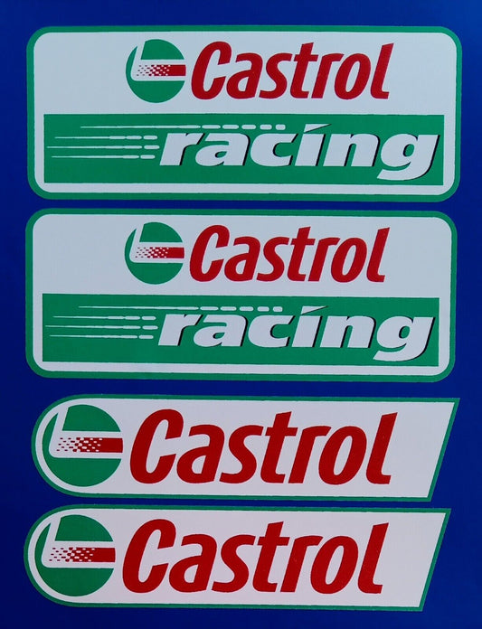 Castrol And Castrol Racing Vinyl Decal Sticker