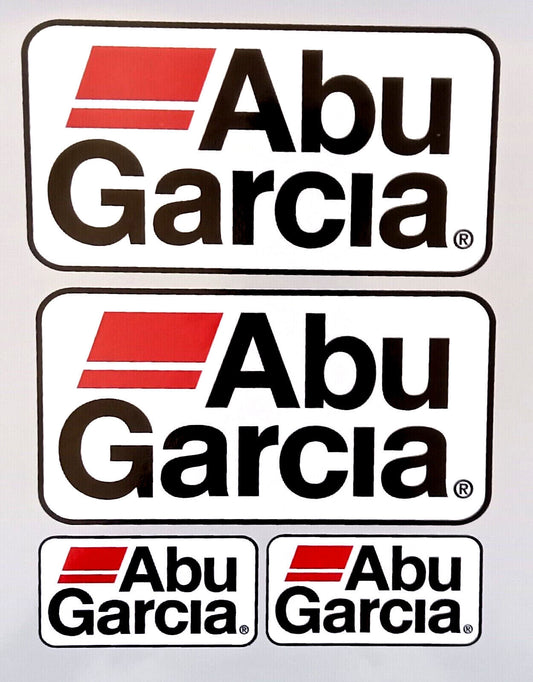 Abu Garcia Fishing Tackle Vinyl Decal Stickers Hooks Line Seat Box