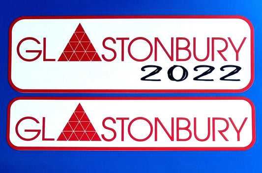 Glastonbury Festival 2022 Decal Vinyl Stickers