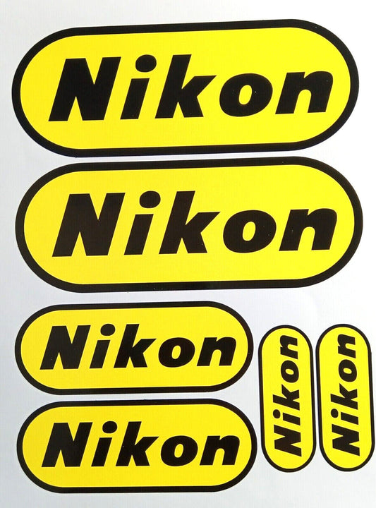 Nikon Old Logo Stickers Decals Camera Photography DSLR
