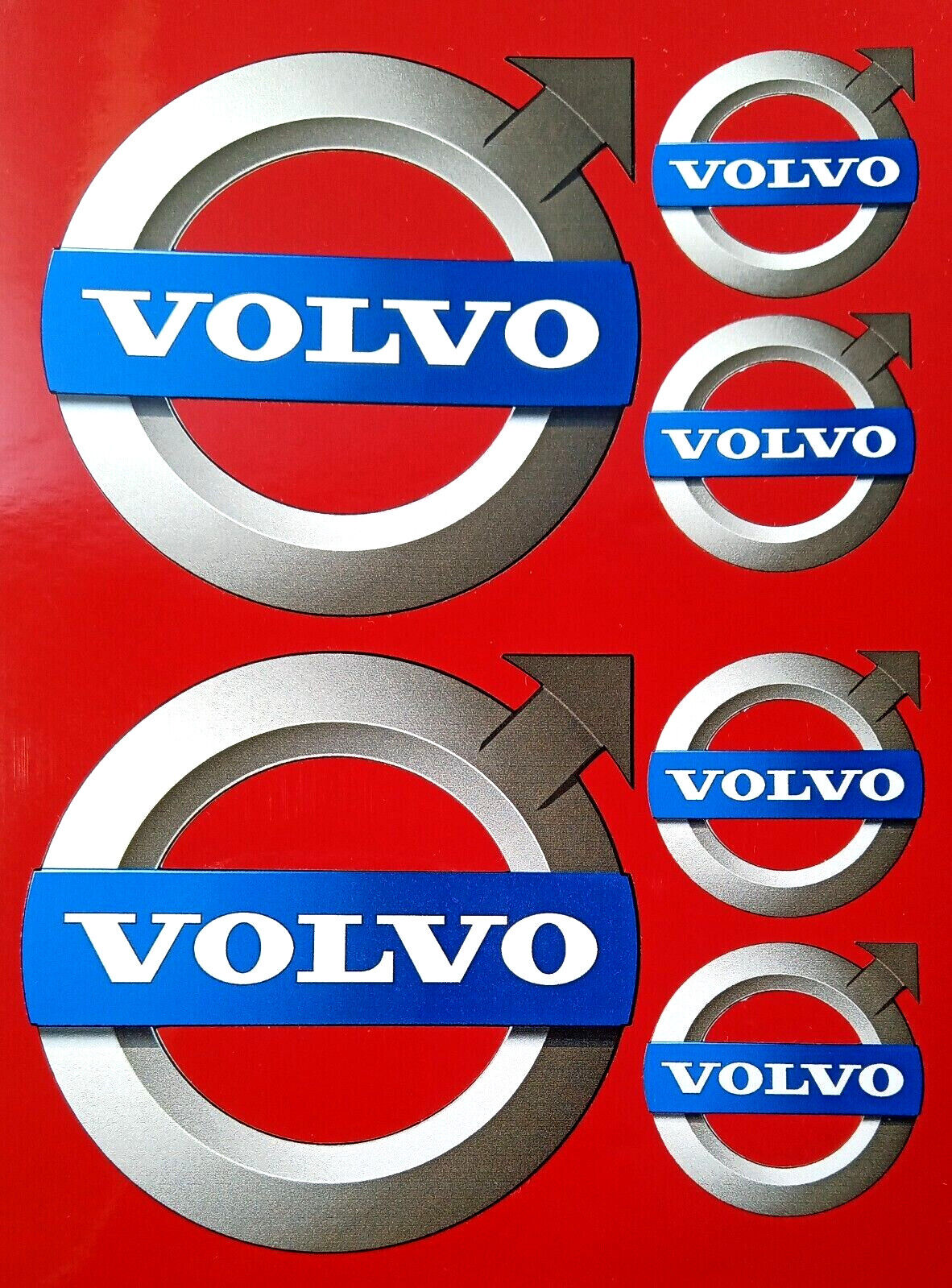 Volvo Emblem Car Truck Decal Vinyl Stickers 3d Effect set