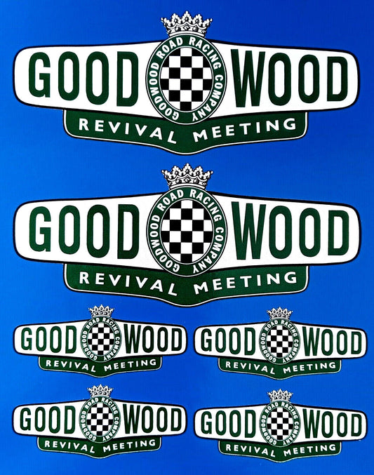 Goodwood Revival Meeting Road Racing Company Vinyl Sticker Decal