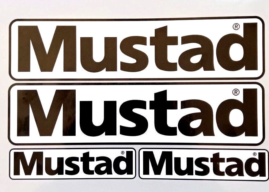Mustad Fishing Tackle Decal Stickers Hooks Line Seat Box – Redsigns