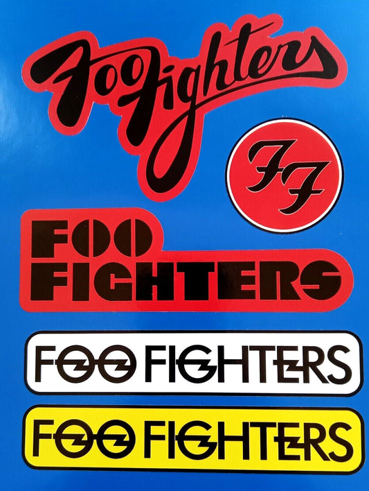 Foo Fighters Rock Band Vinyl Decal X 5