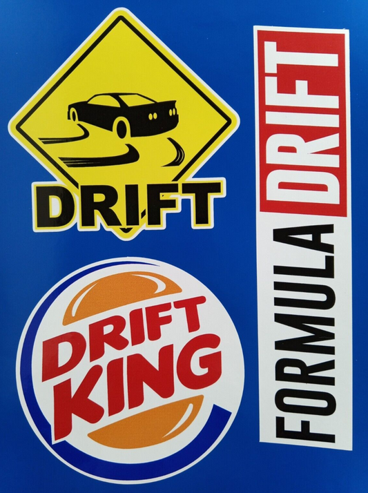 Drift King Formula Drift Motorsport Decal Vinyl Stickers