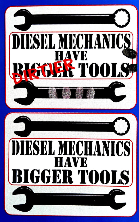 Diesel Mechanics Decal Stickers Tool Box